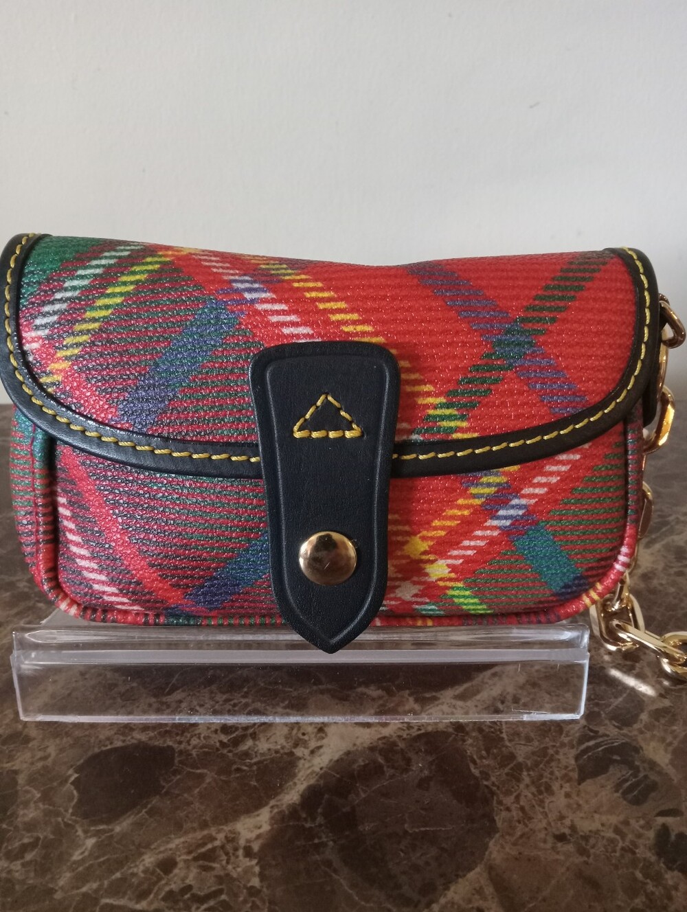 Dooney & Bourke Plaid Wristlet